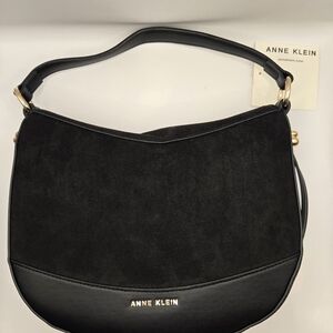 Anne Klein Black Hobo Bag